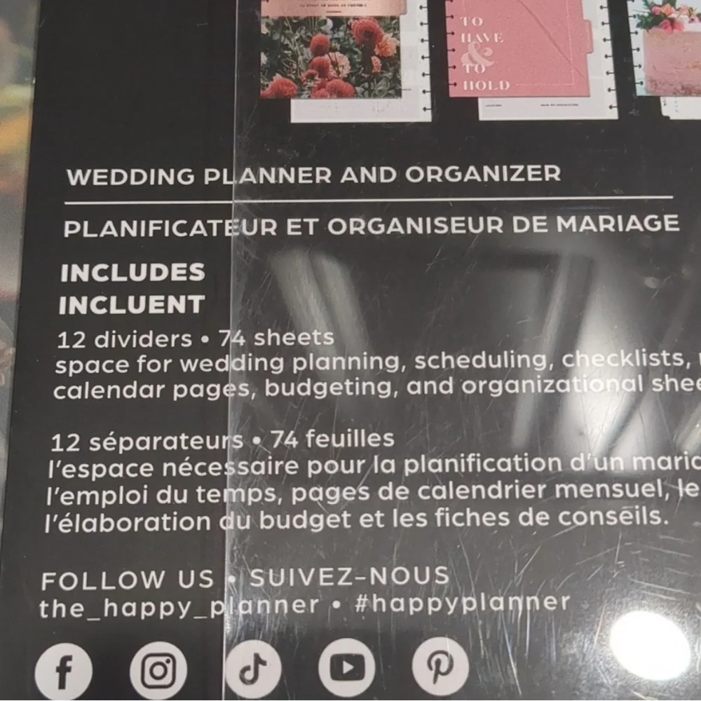 🆕 Happy Planner Undated Wedding Planner and Organizer